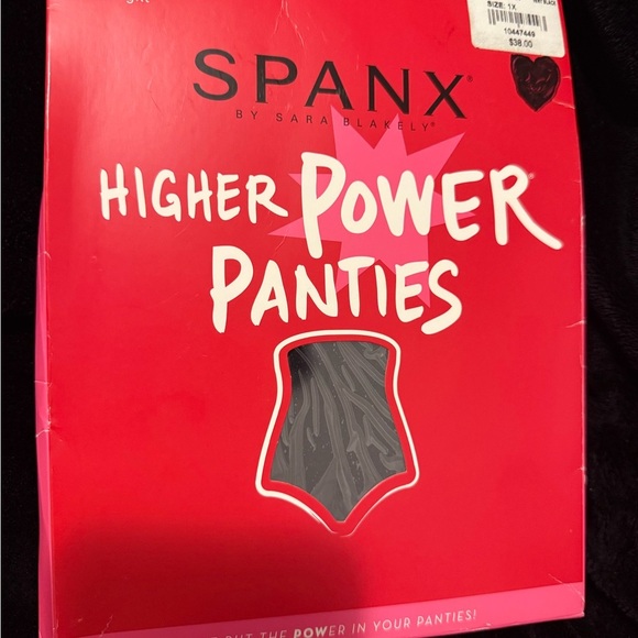 SPANX Red and Black Higher Power Panties Shapewear - Picture 2 of 10
